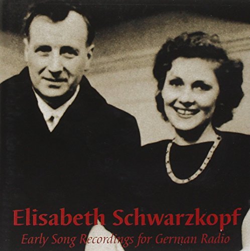Black and white CD cover with portrait of man and woman, red text overlay.