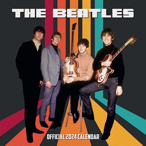 The Beatles 2024 Calendar, Month To View Square Wall Calendar, Official Product: Original Danilo-Kalender [Mehrsprachig] [Kalender]