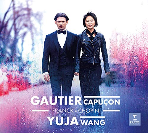 "CD cover featuring a man and woman holding hands, with text and colorful background."