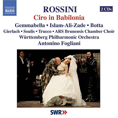 CD cover featuring a man and woman in a dramatic stage scene.