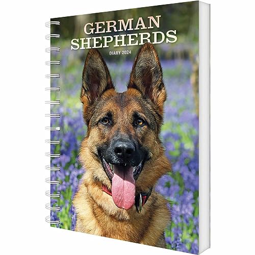 CAROUSEL CALENDARS German Shepherd A5 Diary 2024