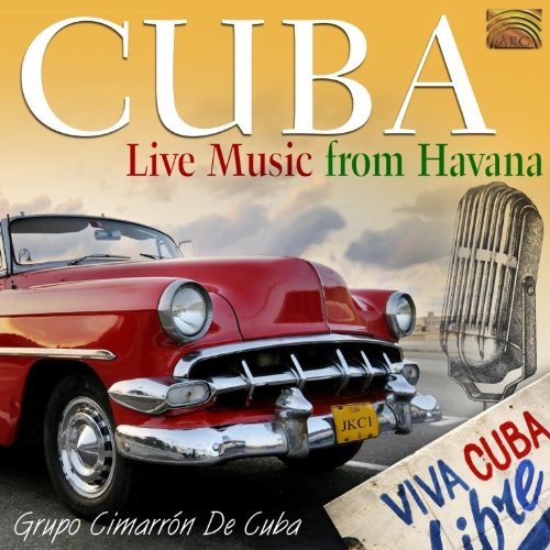 "CD cover featuring a red vintage car and vintage microphone."
