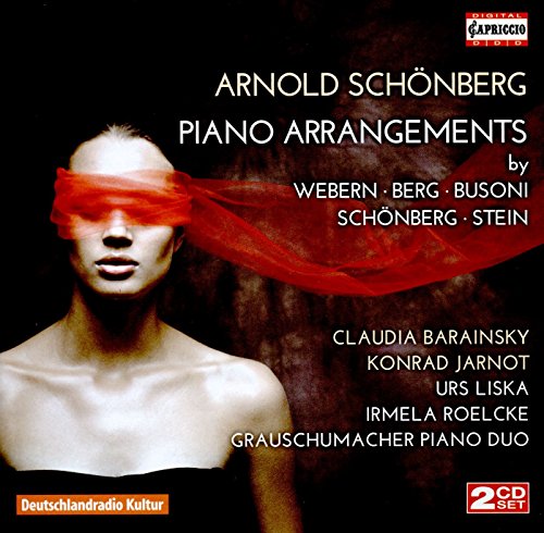 "CD cover featuring a woman with a red cloth over her eyes."