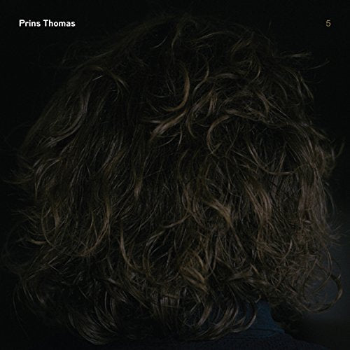 A vinyl record cover featuring a close-up of curly hair against a dark background.