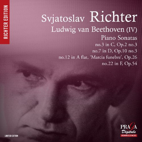 Sviatoslav Richter - Beethoven: Piano Sonatas Vol. 4 (No.3 in C major Op.2/3, No.7 in D major Op.10/3) [CD]