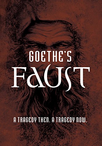 DVD cover for "Goethe's Faust" with a sketch of an older man.