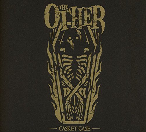 "Album cover featuring a skeleton in a casket, with 'The Other' and 'Casket Case' text."