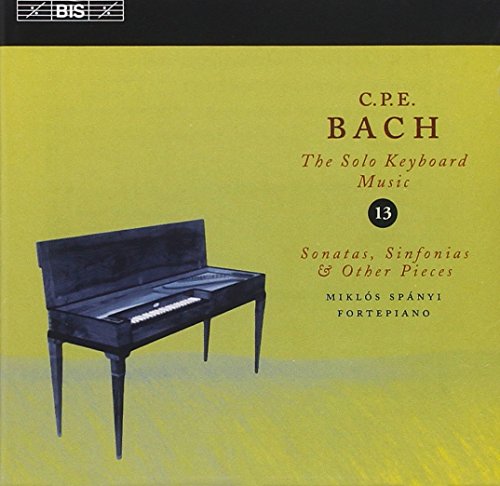 Miklos Spanyi - CPE Bach: The Solo Keyboard Music, Vol 13 - Sonatas, Sinfonias & Other Pieces /Spányi [CD]