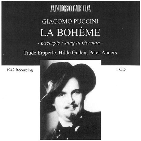 Anders/fuchs/guden - Puccini - La Boheme [Excerpts in German] (1942) [CD]