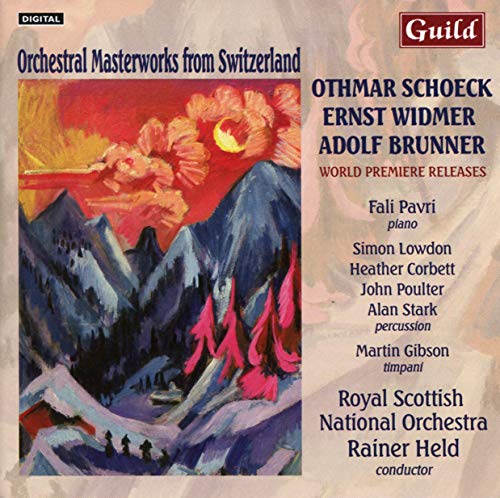 Fali Pavri - Othmar Schoeck: Orch Masterworks from Switz [CD]