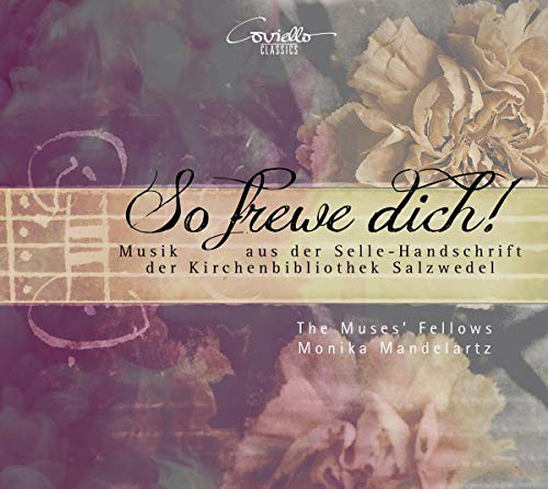 "CD cover with floral background, title 'So frewe dich!' and artist information."