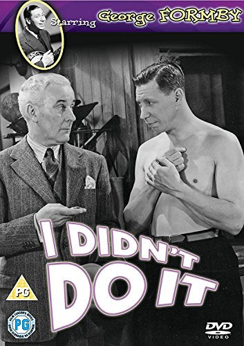 DVD cover for "I Didn't Do It" with black-and-white image of two men.