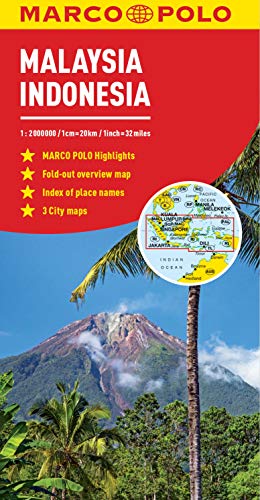 Malaysia and Indonesia Marco Polo Map (Marco Polo Maps)
