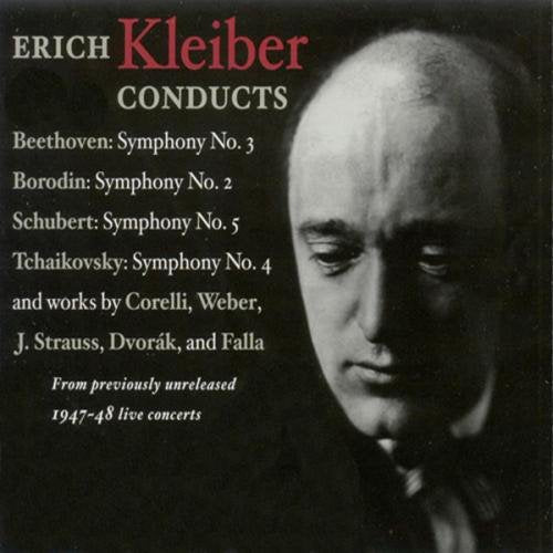 "Erich Kleiber Conducts" CD cover with a black-and-white photo of Erich Kleiber.