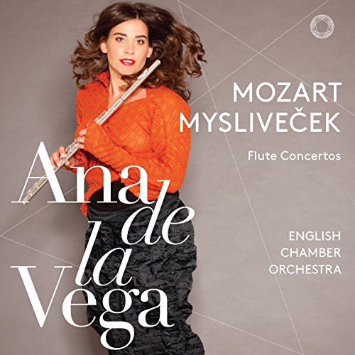 CD cover featuring a woman holding a flute, with text overlay.