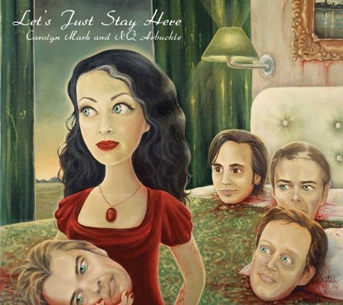 "CD cover art: surreal illustration of a woman and multiple severed heads."