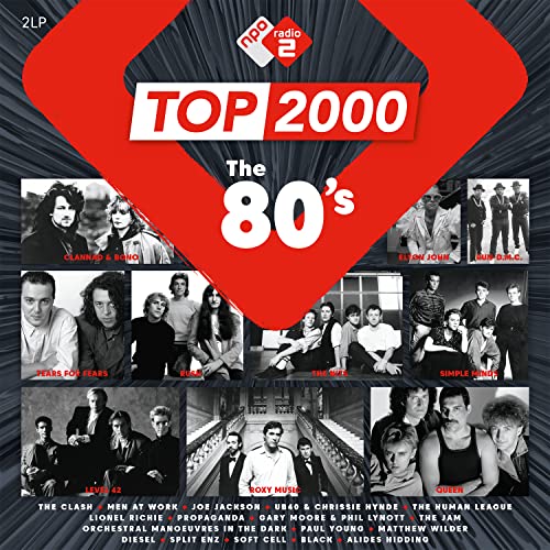 Various - Top 2000 - The 80s Radio 2 (Gatefold sleeve) [180 gm 2LP Black Vinyl] [VINYL]