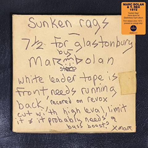 T. Rex - T.Rex: Sunken Rags [home demo for Glastonbury Fayre album] (Orange Vinyl) [VINYL]