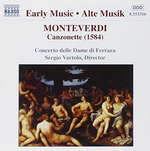 A CD cover featuring a classical painting of nude figures playing instruments together.