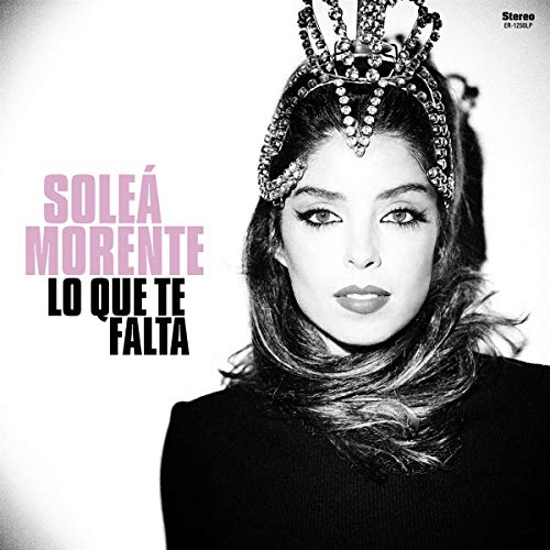 Black and white album cover featuring a woman wearing a crown and dark clothing.