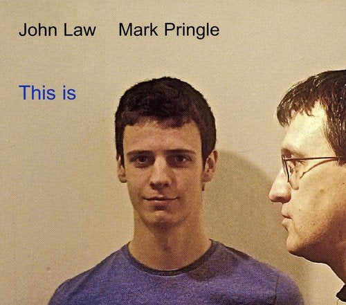 Album cover with two men, one facing forward, the other in profile, against a beige wall.