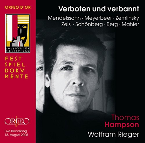 CD cover with a black-and-white portrait and red, yellow text on a red banner.
