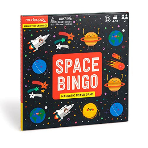 MudPuppy 9780735377332 Space Magnetic Bingo