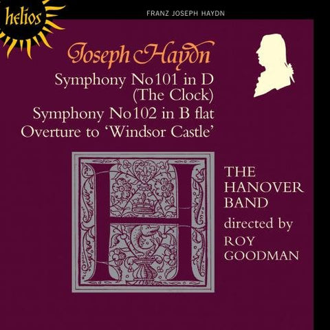 Roy Goodman The Hanover Band - Haydnsymphonies Nos 101 102 [CD]
