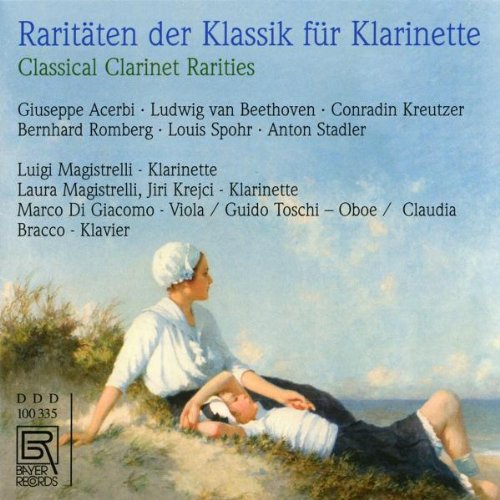 "CD cover with serene landscape painting and classical music text."