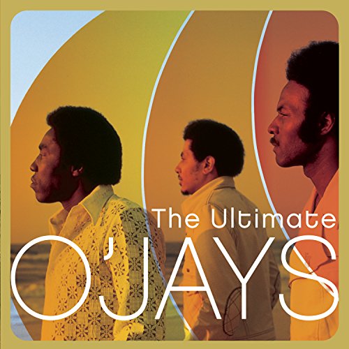 CD cover for The O'Jays' "Ultimate O'Jays" featuring three men in profile.