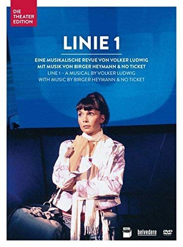 DVD cover for "Linie 1" featuring a person sitting on a dark blue couch.