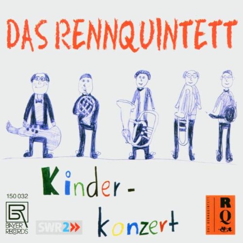 "CD cover with hand-drawn musicians and colorful text on a white background."