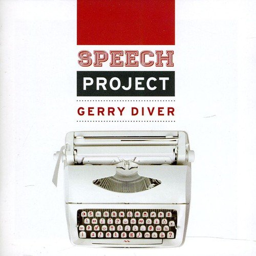 Album cover featuring a white typewriter on a white background with red and black text.