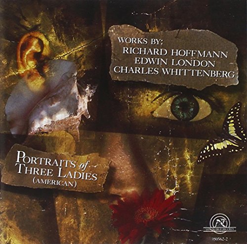 "CD cover with collage of eye, ear, and mouth with butterfly and flower."