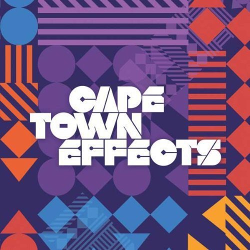 "Album cover with 'Cape Town Effects' in white text on a geometric patterned background."