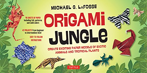 Origami Jungle Kit: Create Exciting Paper Models of Exotic Animals and Tropical Plants: Create Exciting Paper Models of Exotic Animals and Tropical ... Books, 42 Projects and 98 Origami Papers