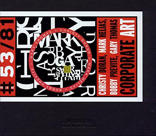 "CD cover with dark green background and red, white, and black graphic design."
