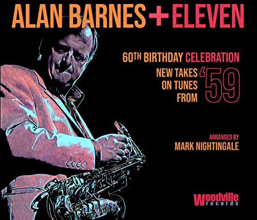 Album cover featuring a man playing saxophone, with text on a black background.