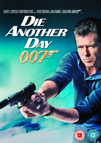 DVD cover for "Die Another Day" featuring a man holding a gun.