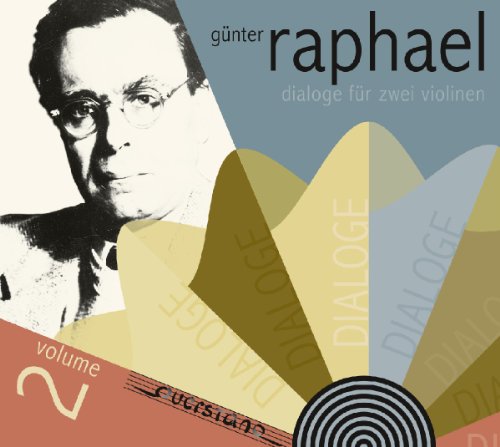 CD cover with a man's portrait and abstract shapes, titled "Gunter Raphael".
