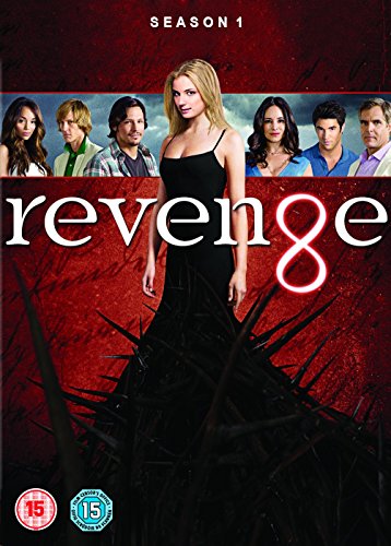 "Revenge Season 1 DVD cover featuring a blonde woman in a black dress."