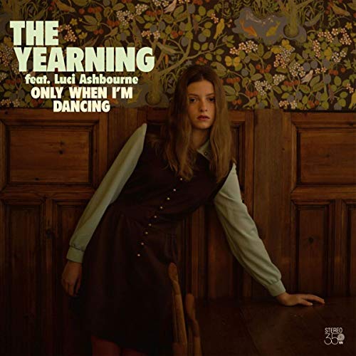 Album cover featuring a woman leaning on a wooden chair in a floral room.