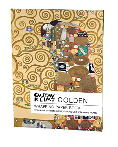 Golden, Gustav Klimt: Wrapping Paper Book (Wrapping Paper Books)