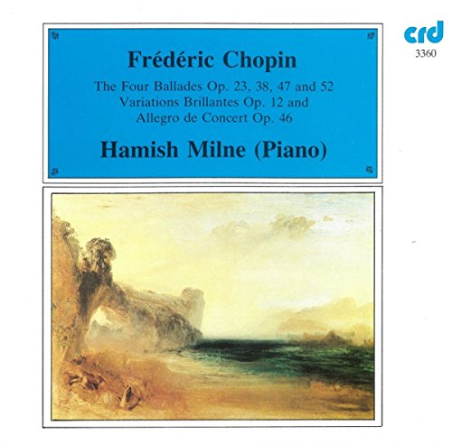 A CD cover featuring a blue title section and a landscape painting below.