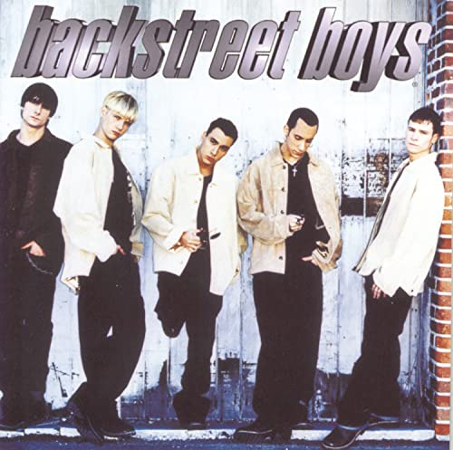Backstreet Boys album cover featuring the five band members in casual attire.
