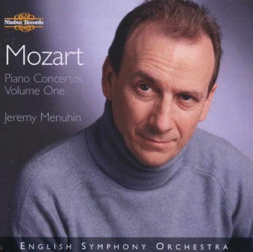 CD cover featuring Jeremy Menuhin, a man in a gray turtleneck, against a purple background.