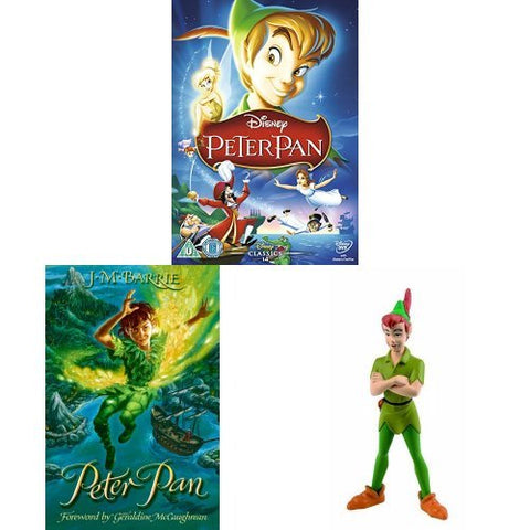 Peter Pan Book, DVD and Toy Bundle Product Bundle