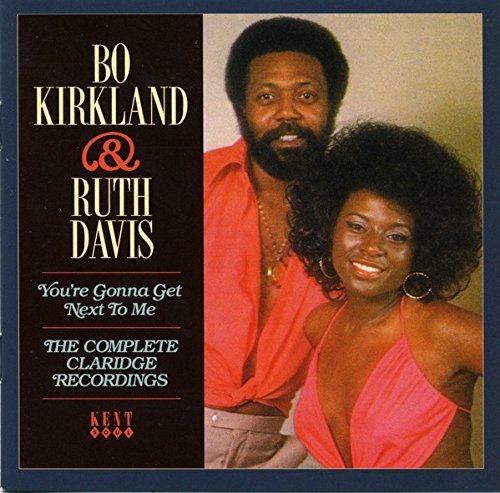 CD cover with Bo Kirkland and Ruth Davis posing together, wearing red outfits.