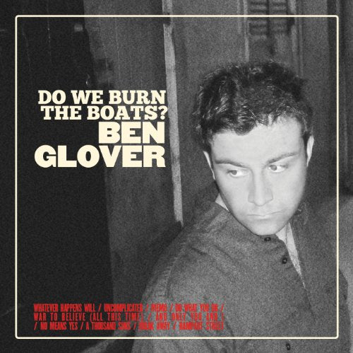 Ben Glover's album cover featuring a black-and-white photo of the artist.