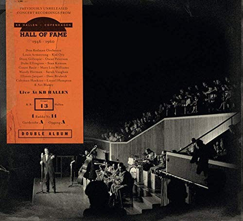 CD cover for "KB Hallen - Hall Of Fame" featuring a concert hall image.